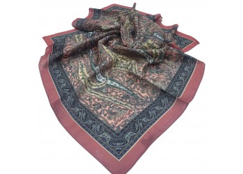 SOFT EŞARP ETRO DESEN KAHVE