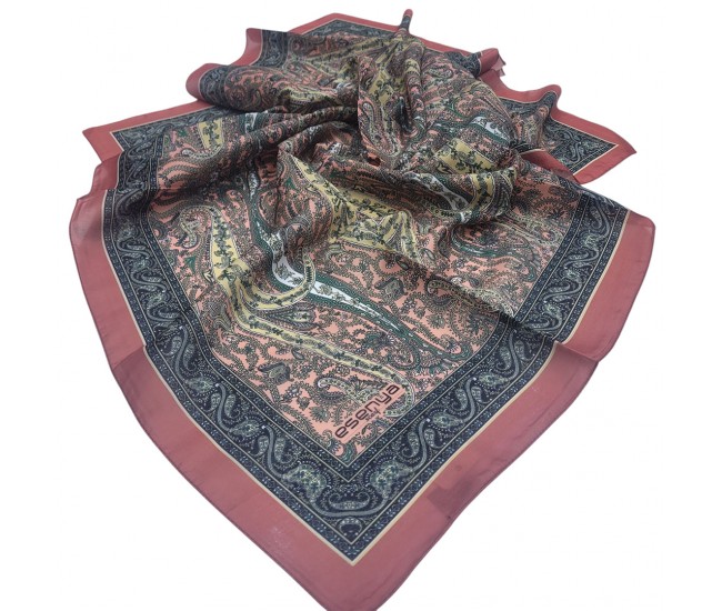 SOFT EŞARP ETRO DESEN KAHVE SOFT EŞARP ETRO DESEN KAHVE