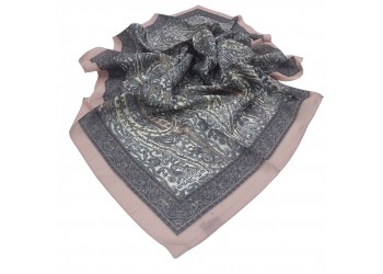 SOFT EŞARP ETRO DESEN PUDRA