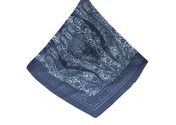 SOFT EŞARP ETRO DESEN SİYAH-GRİ