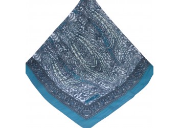 SOFT EŞARP ETRO DESEN PETROL