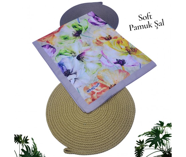 Soft Şal – Gizemli Bahar Desen Soft Şal – Gizemli Bahar Desen
