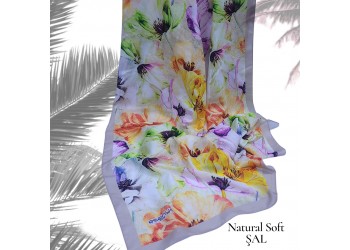 Soft Şal – Gizemli Bahar Desen