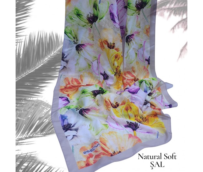 Soft Şal – Gizemli Bahar Desen Soft Şal – Gizemli Bahar Desen
