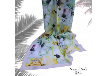 Soft Şal – Gizemli Bahar Desen