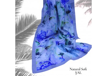 Soft Şal – Gizemli Bahar Desen