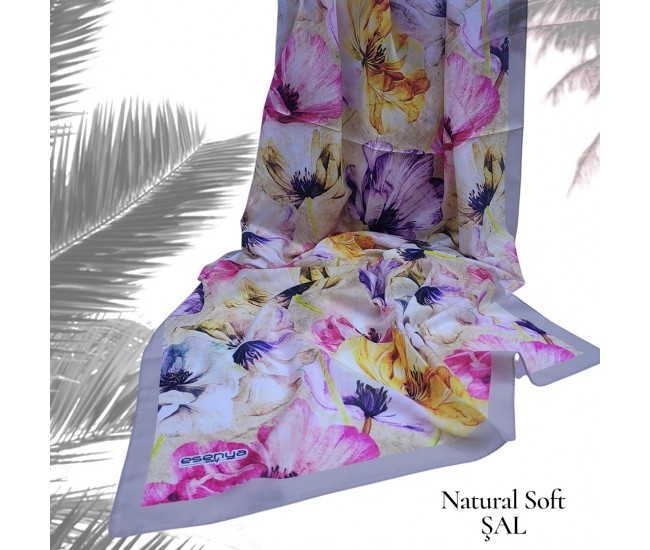 Soft Şal – Gizemli Bahar Desen Soft Şal – Gizemli Bahar Desen