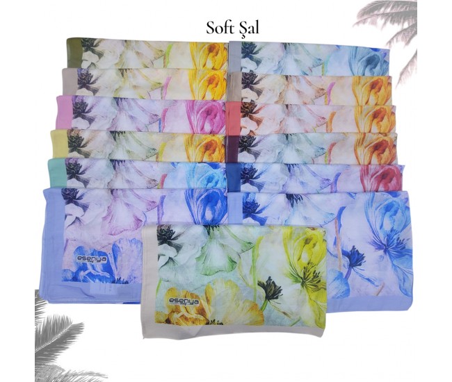 Soft Şal – Gizemli Bahar Desen Soft Şal – Gizemli Bahar Desen