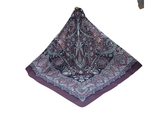 SOFT EŞARP ETNİK BORDO-SİYAH SOFT EŞARP ETNİK BORDO-SİYAH