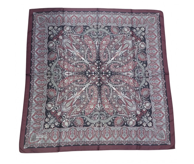 SOFT EŞARP ETNİK BORDO-SİYAH SOFT EŞARP ETNİK BORDO-SİYAH