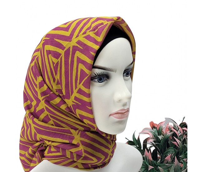 Natura El Dikişi Eşarp – Form Desen