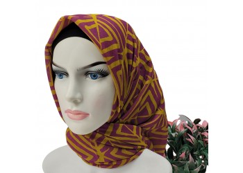 Natura El Dikişi Eşarp – Form Desen