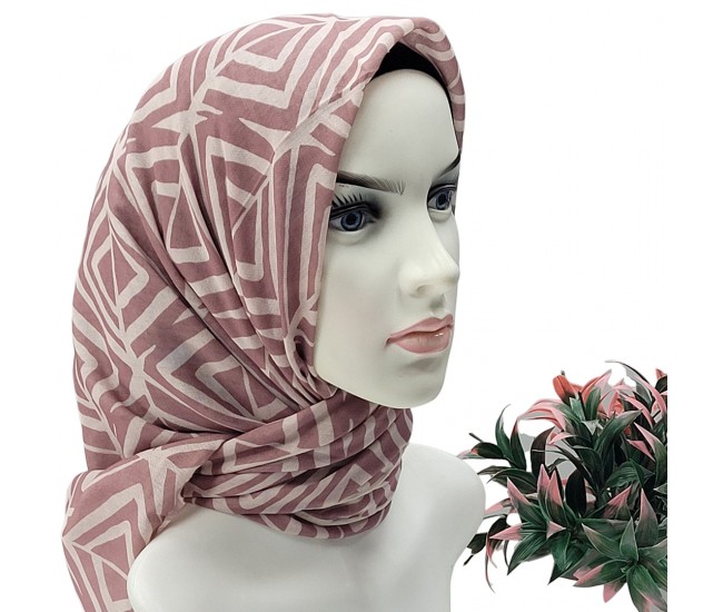 Natura El Dikişi Eşarp – Form Desen