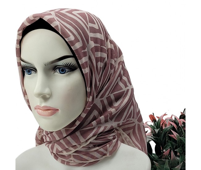 Natura El Dikişi Eşarp – Form Desen