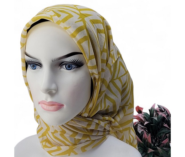 Natura El Dikişi Eşarp – Form Desen