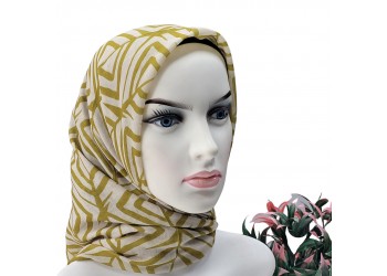 Natura El Dikişi Eşarp – Form Desen