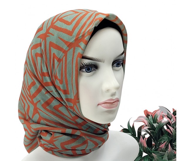 Natura El Dikişi Eşarp – Form Desen