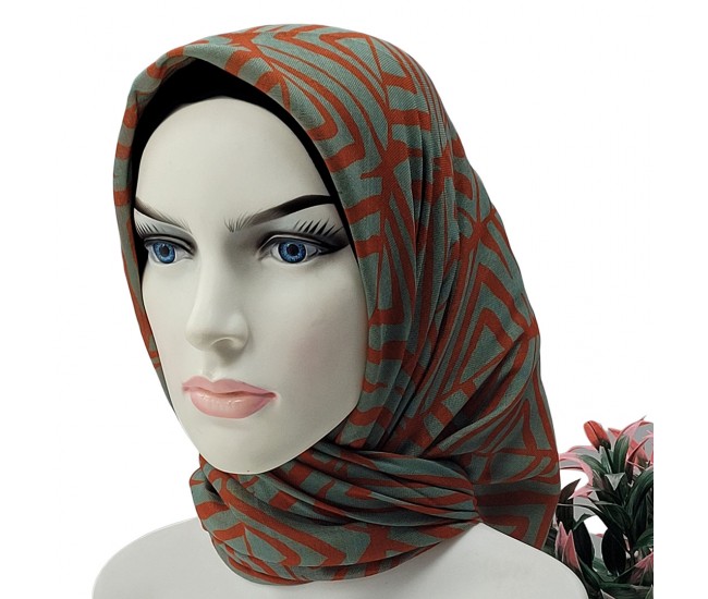 Natura El Dikişi Eşarp – Form Desen