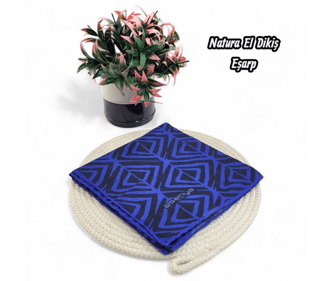 Natura El Dikişi Eşarp – Form Desen Natura El Dikişi Eşarp – Form Desen