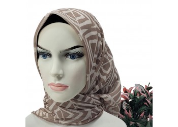 Natura El Dikişi Eşarp – Form Desen