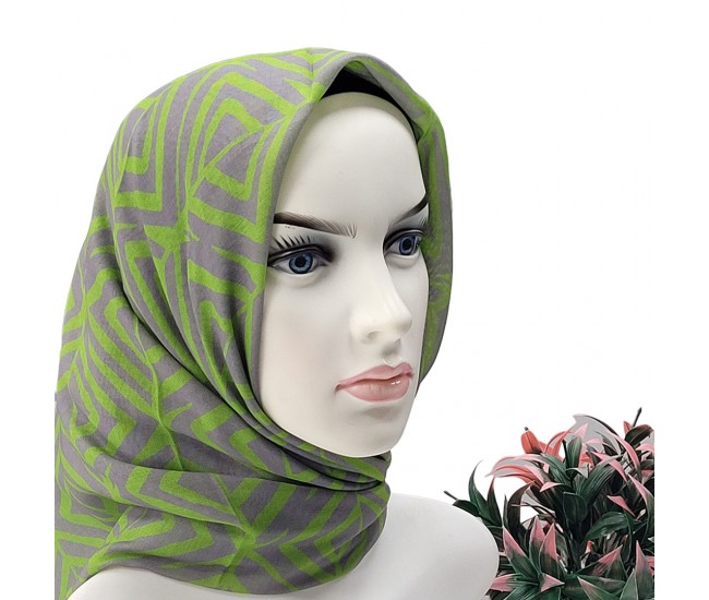 Natura El Dikişi Eşarp – Form Desen