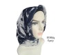 Natura El Dikişi Eşarp – Gece Çiçeği Desen