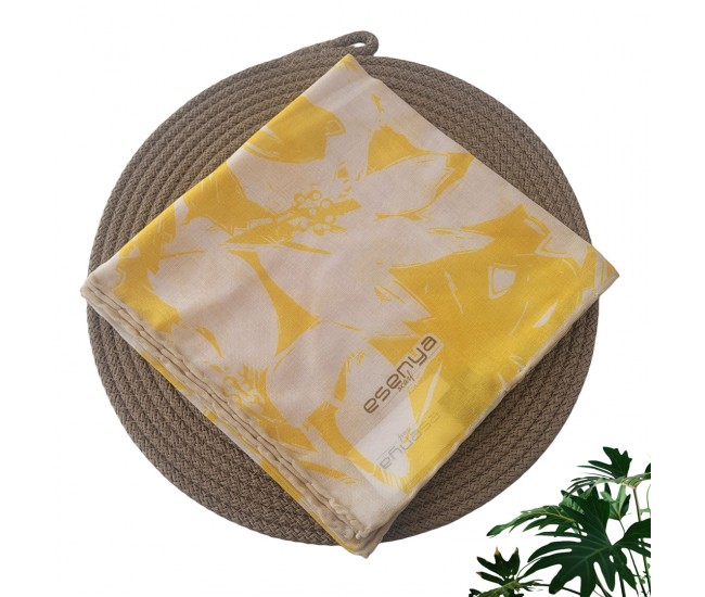 Natura El Dikişi Eşarp – Gece Çiçeği Desen