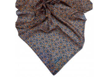 Soft Eşarp Damla Desen Siyah Orange