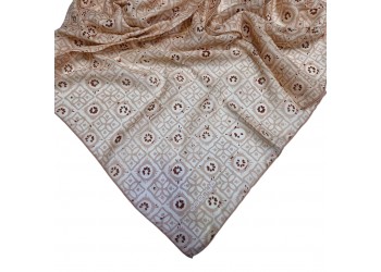Soft Eşarp Etnik Desen TAŞ