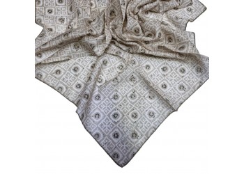 Soft Eşarp Etnik Desen KEMİK
