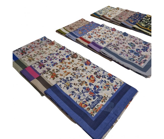 Soft Eşarp – Mini Çiçek Bahçesi Desen