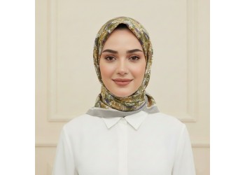 Soft Eşarp – Gül Harmoni Desen