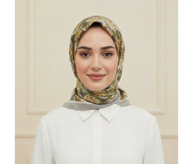 Soft Eşarp – Gül Harmoni Desen