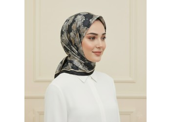 Soft Eşarp – Gül Harmoni Desen