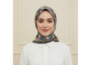 Soft Eşarp – Gül Harmoni Desen