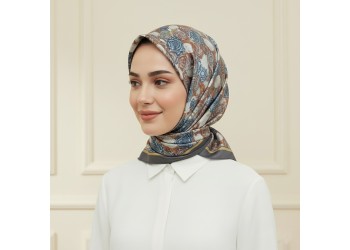 Soft Eşarp – Gül Harmoni Desen