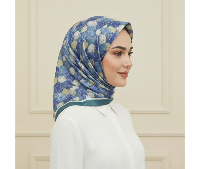 Soft Eşarp – Gül Harmoni Desen