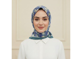 Soft Eşarp – Gül Harmoni Desen