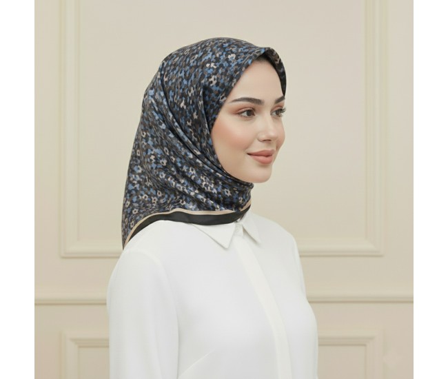 Soft Eşarp – Mozaik Çiçek Desen