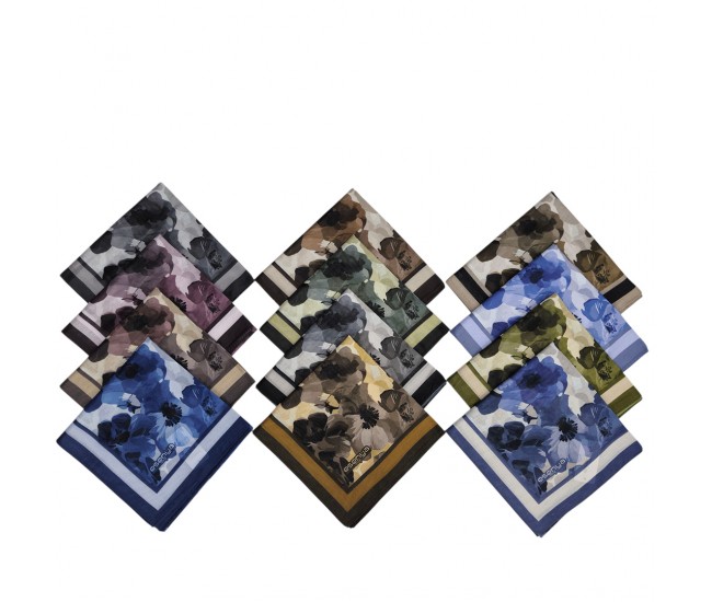 Soft Eşarp – Suluboya Çiçek Desen