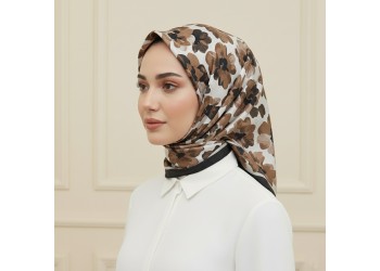 Soft Eşarp – Suluboya Çiçek Desen