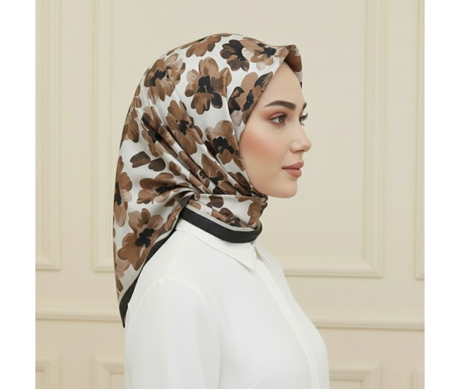 Soft Eşarp – Suluboya Çiçek Desen