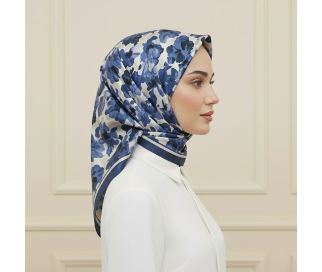 Soft Eşarp – Suluboya Çiçek Desen