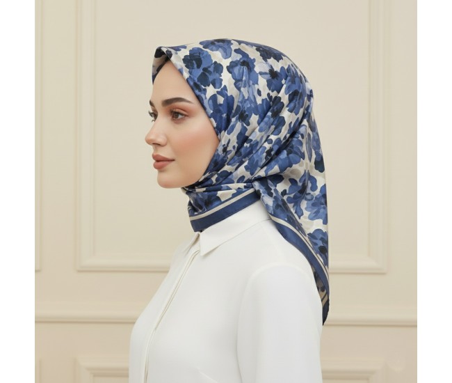 Soft Eşarp – Suluboya Çiçek Desen