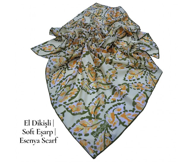Natura Cotton Eşarp – Otantik Yaprak Desen (El Dikişi) Natura Cotton Eşarp – Otantik Yaprak Desen (El Dikişi)