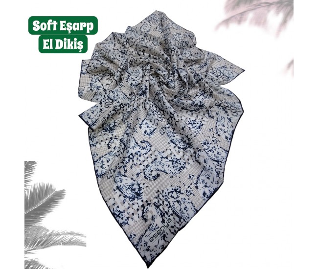 Natura Cotton Eşarp – Anadolu Esintisi Desen (El Dikişi) Natura Cotton Eşarp – Anadolu Esintisi Desen (El Dikişi)