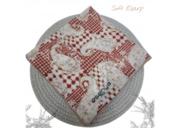 Natura Cotton Eşarp – Anadolu Esintisi Desen (El Dikişi)