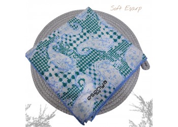 Natura Cotton Eşarp – Anadolu Esintisi Desen (El Dikişi)
