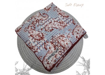 Natura Cotton Eşarp – Anadolu Esintisi Desen (El Dikişi)