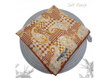 Natura Cotton Eşarp – Anadolu Esintisi Desen (El Dikişi)